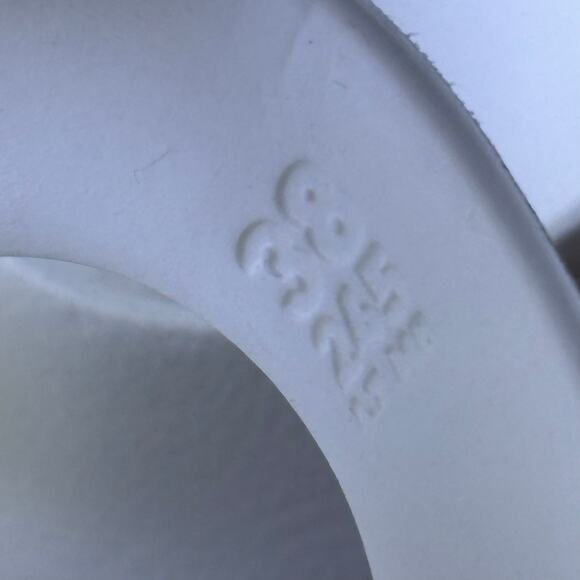 Birkenstock Gizeh EVA Slip On Sandals White Rubber Beach Flip Flops Size W 38 - Picture 15 of 16